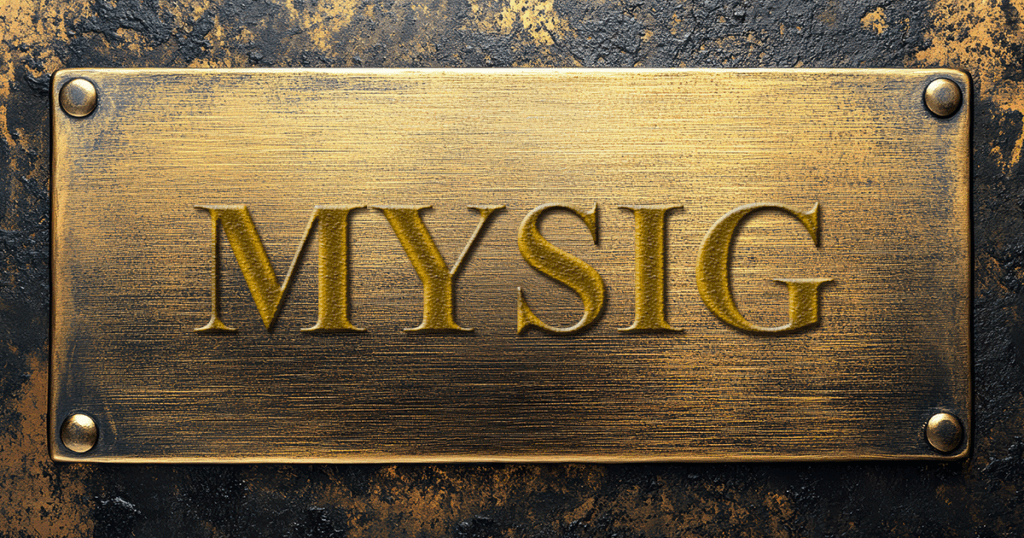MYSIG NO IMAGE